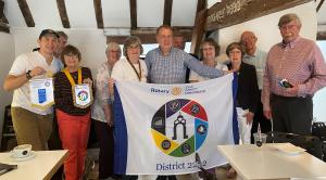Kingston Rotarians with Sergii 